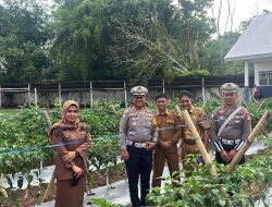 Kasat Lantas Polres Bone Sambangi SMKN 2 Bone, Sosialisasi Pekarangan Bergizi Hingga Narkoba