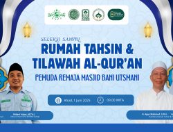 Seleksi Santri Rumah Tahsin dan Tilawah Al-Qur’an Resmi Digelar di Masjid Bani Utsmani Pangkajene Sidrap
