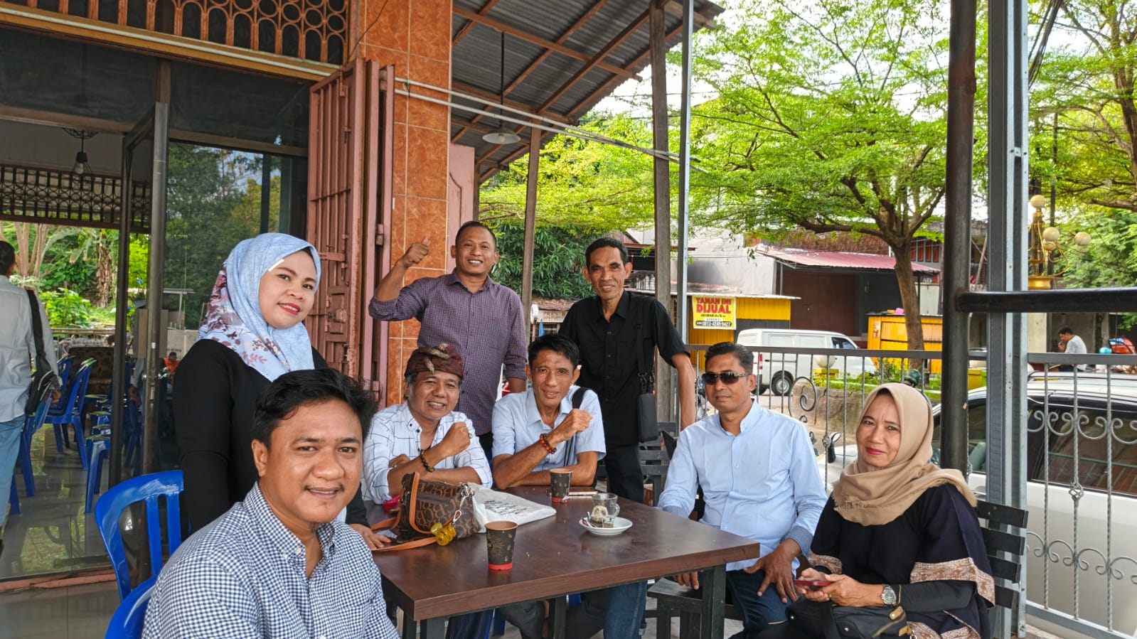 Ketua PWI Bone bersama peserta dari Kab. Bone