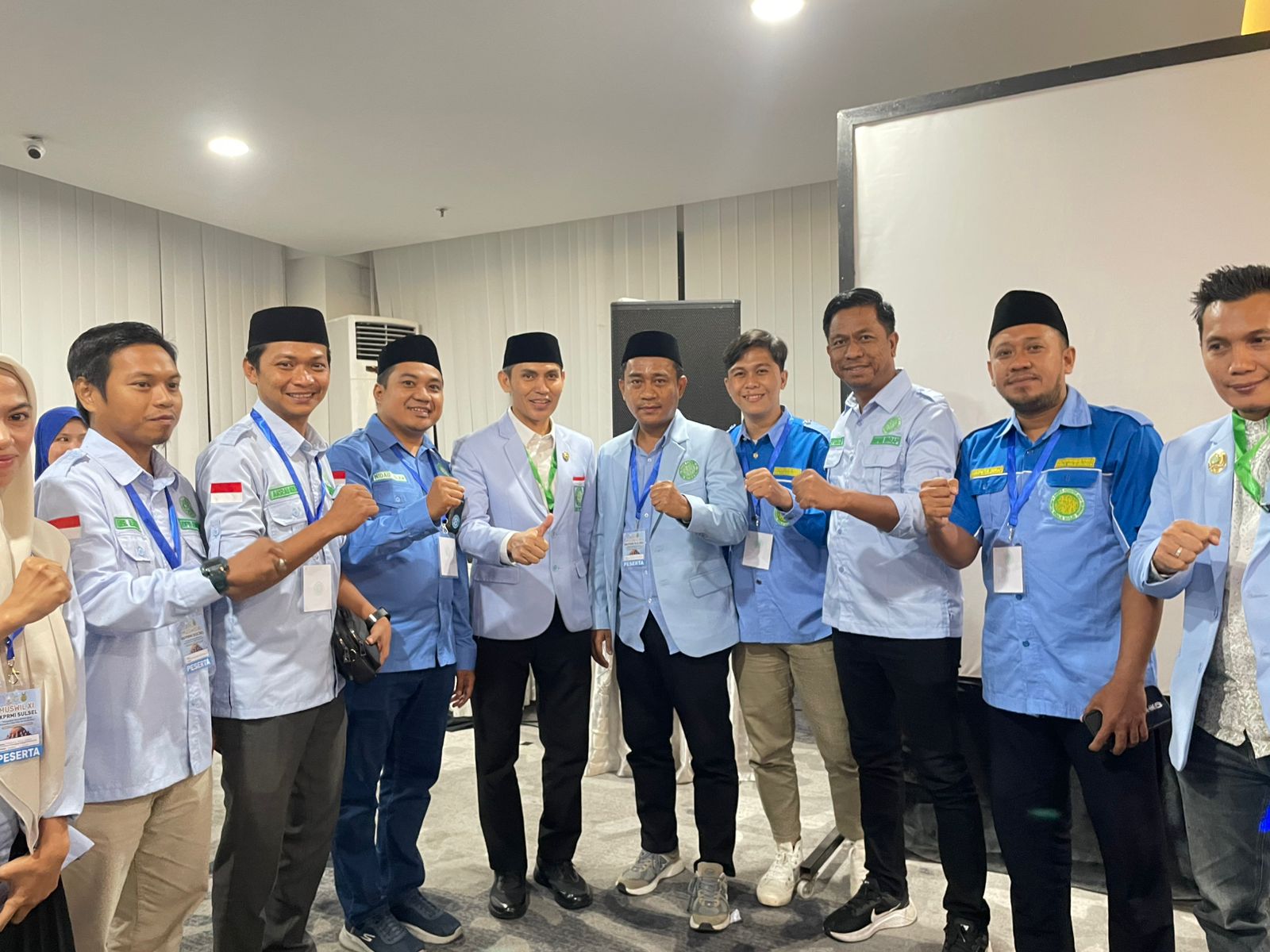 Ketua DPP BKPRMI bersama perwakilan DPD BKPRMI Sidrap