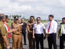 Wabup Bone Tinjau Pengembangan Bandara Arung Palakka