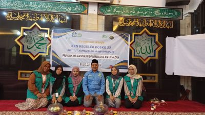 Mahasiswa KKN IAIN Parepare Pelopori Pelatihan Pengurusan Jenazah di Masjid Bulo