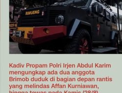 Polri Ungkap Posisi 7 Anggota Brimob di Rantis yang Tewaskan Affan