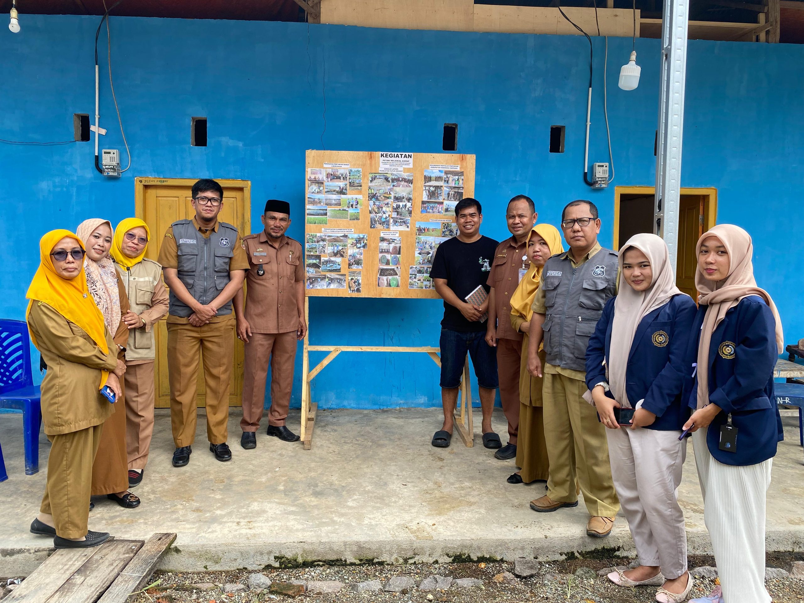 Abdul Rauf Bersama Tim KLiK IDE+ Bapperida Sidrap