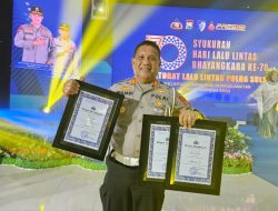 HUT Lantas Bhayangkara ke-70, Satlantas Polres Bone Raih Tiga Penghargaan Sekaligus