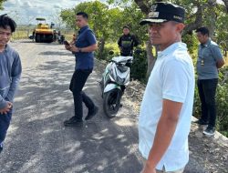 Bupati Bone Pantau Pengerjaan Jalan Desa Binuang