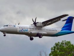 Sejarah Baru Transportasi Udara Bone, ATR 70 Mendarat Perdana di Bandara Arung Palakka