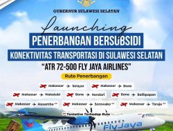 Gubernur Sulsel Launching Penerbangan Bersubsidi ATR 72, Bone Kini Terkoneksi Langsung Makassar, Kendari, dan Balikpapan