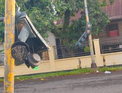 Traffic Light Jalan Durian–Salak Bone Rusak Parah, Kadishub Apresiasi Masukan Warga